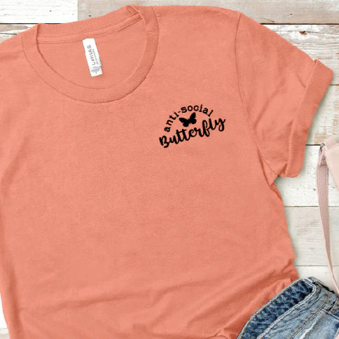 Anti-social ButterflyTank or T-Shirt