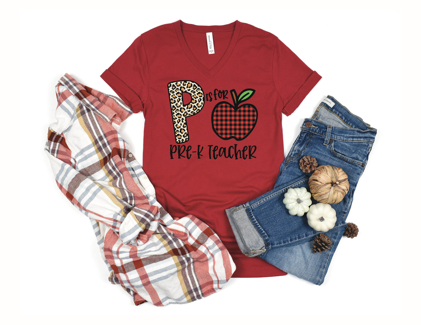 P is for Pre-K Teacher Tank or T-Shirt