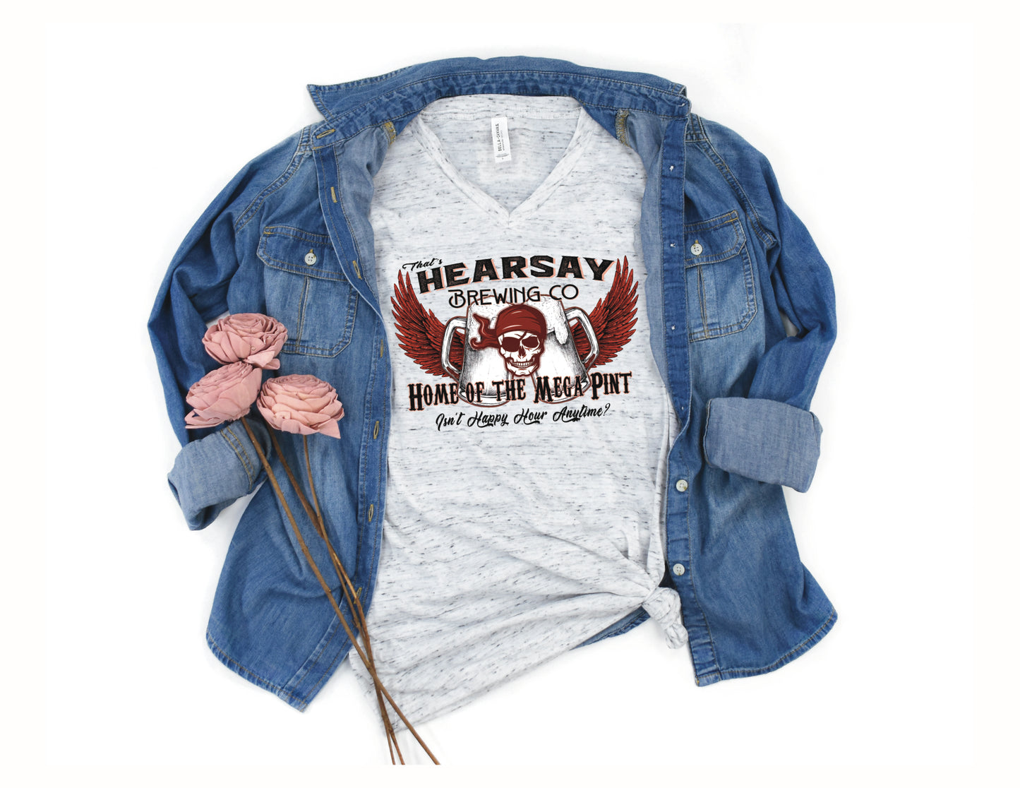 The Hearsay Brewing Company...Home of the Mega Pint T-Shirt