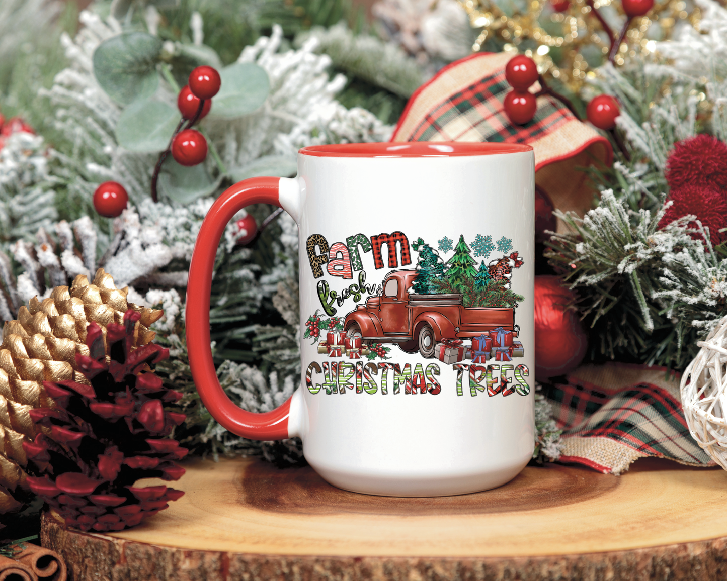 Farm Fresh Christmas Trees Coffee Mug