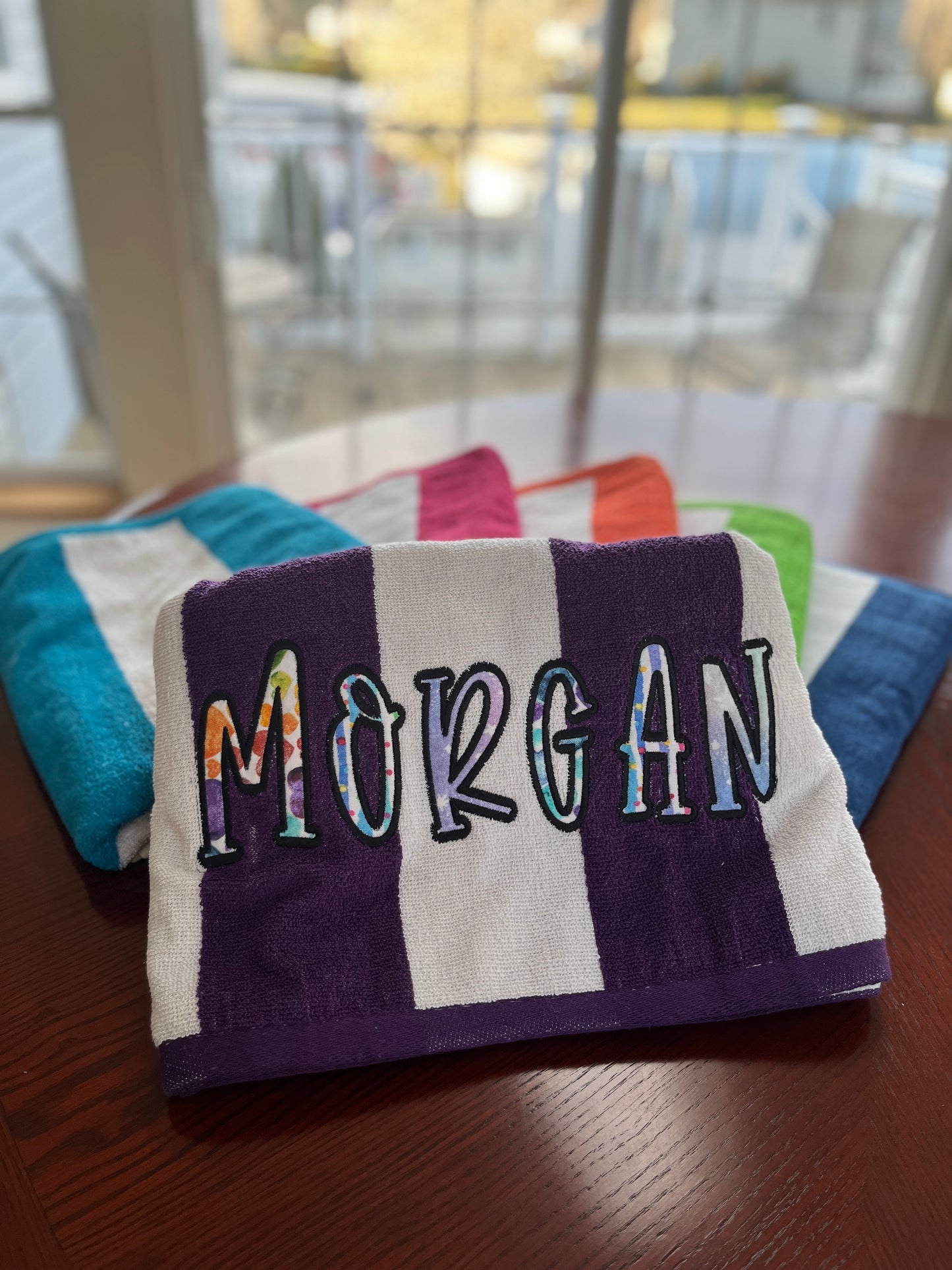 Applique Beach Towel (32 x 62)