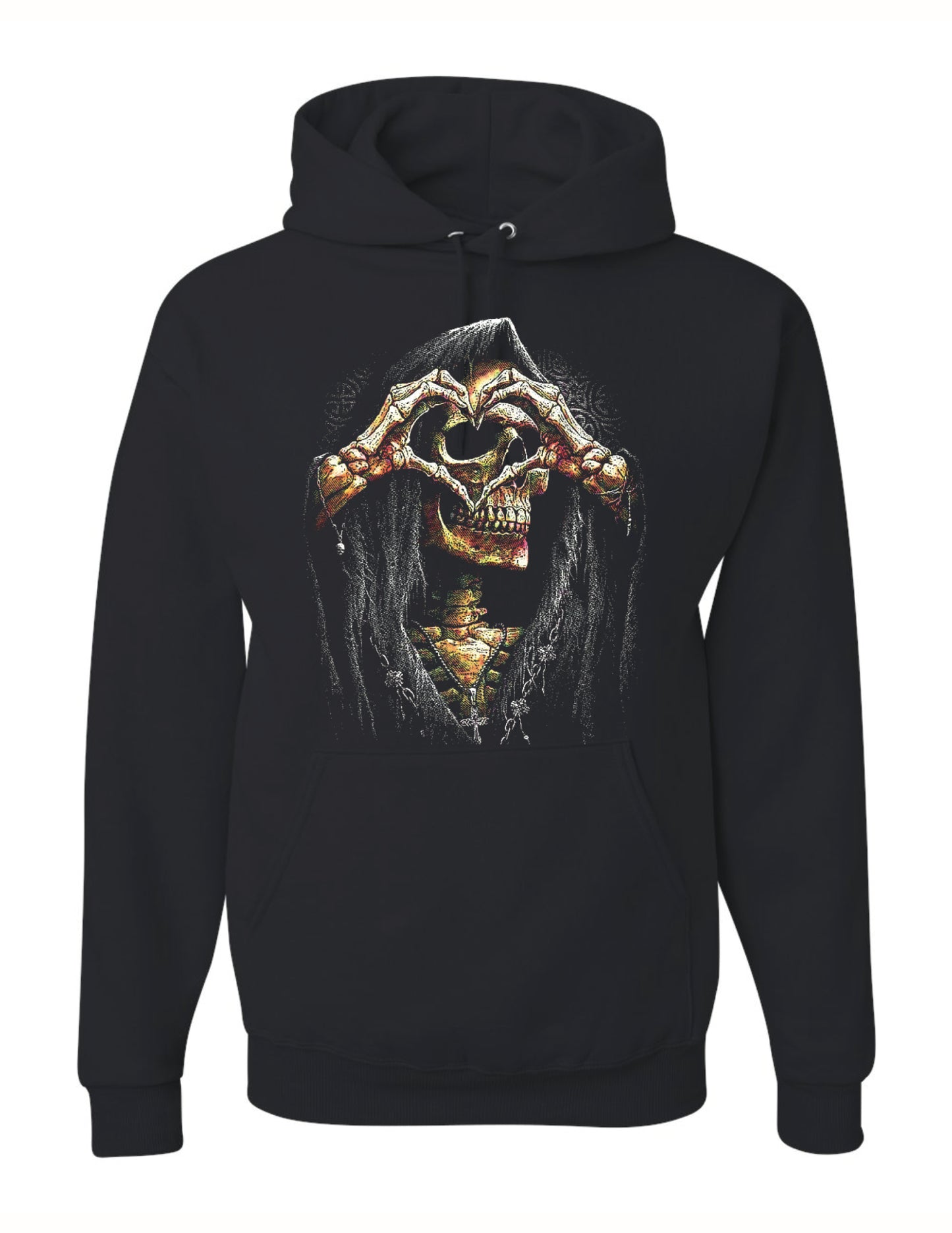 Love Skeleton Hooded Sweatshirt
