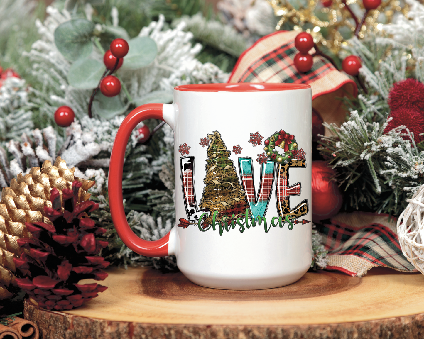 Love (Tree) Christmas Coffee Mug