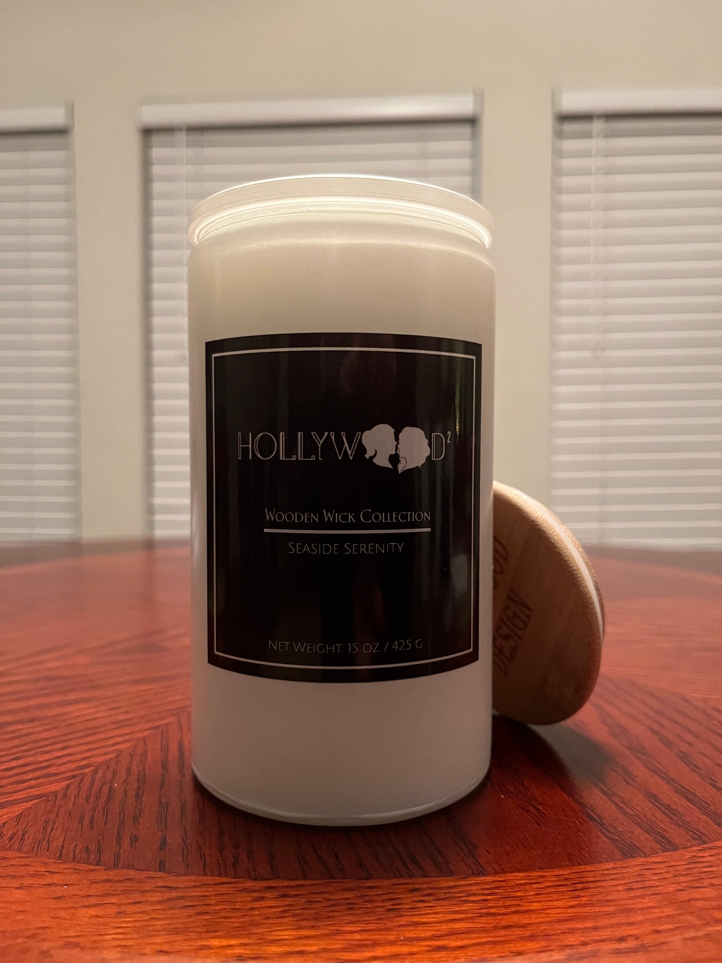 Seaside Serenity Wooden Wick Candle