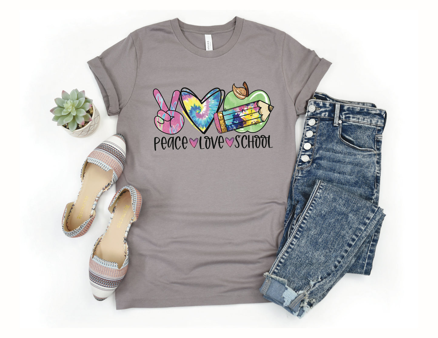 Peace <3 Love <3 School Tank or T-Shirt