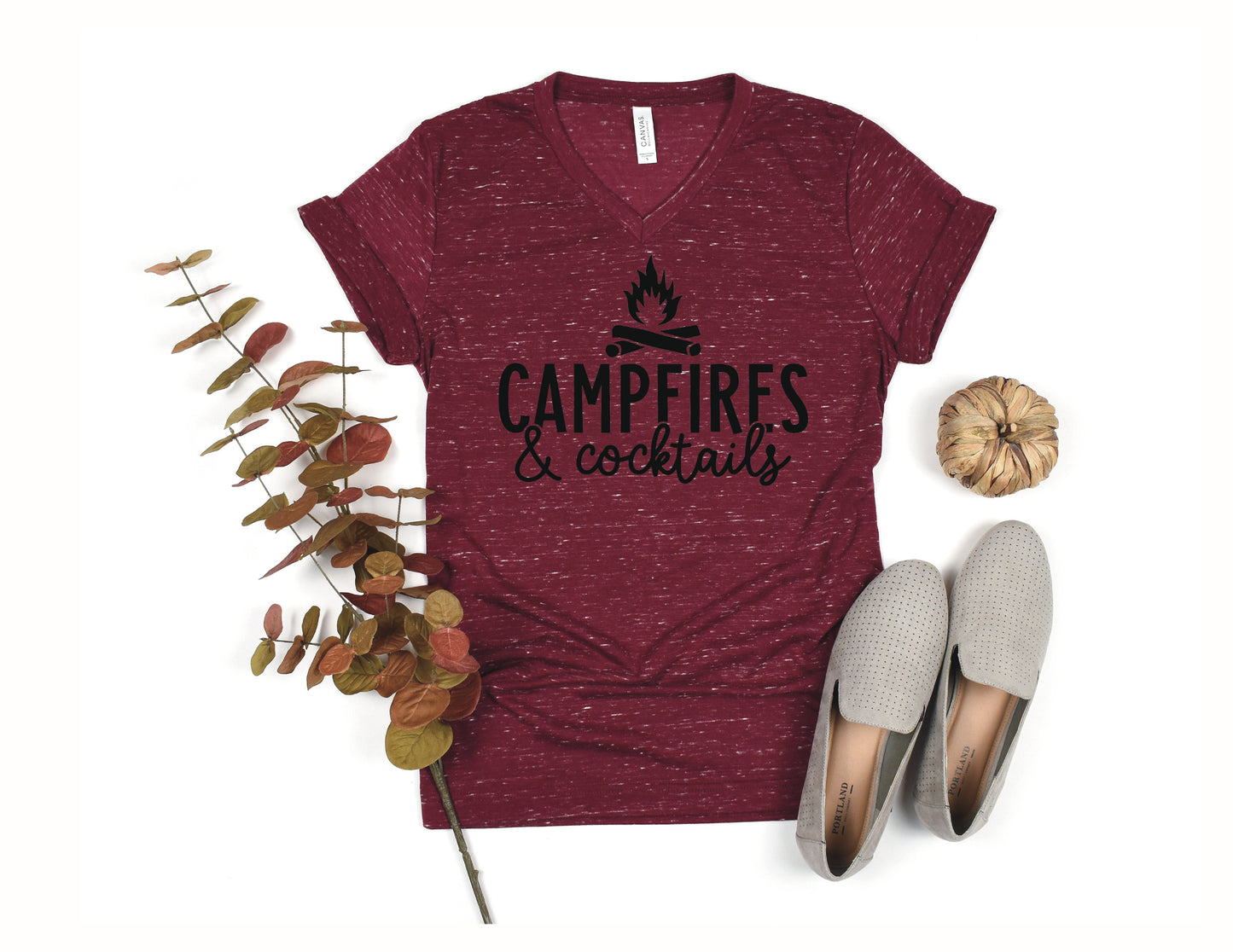 Campfires & Cocktails Tank or T-Shirt