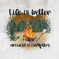 20oz Tumbler:  Life is Better Around the Campfire