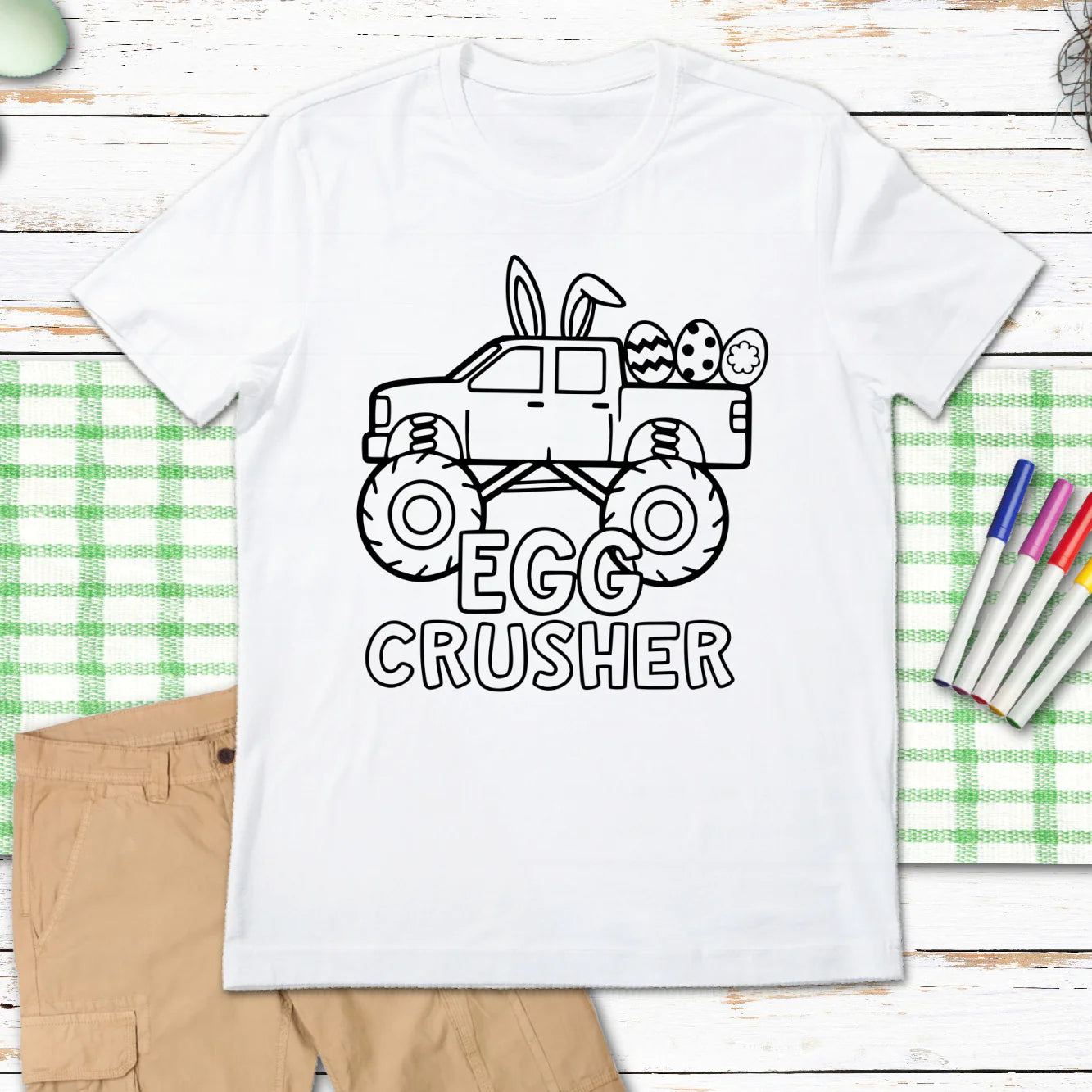 Do It Yourself Egg Crusher Color It T-Shirt