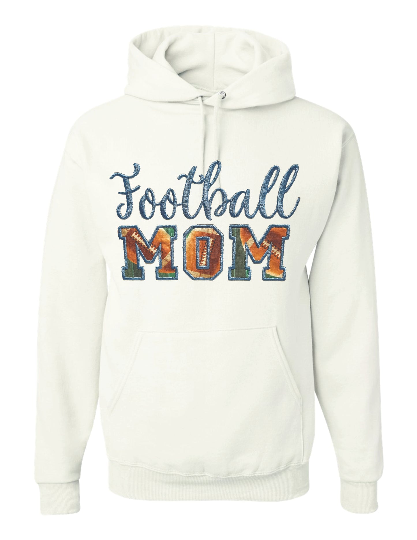 Football Mom Embroidered Sweatshirt