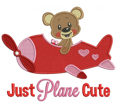 Embroidery Design Library: Just Plane Cute Boy