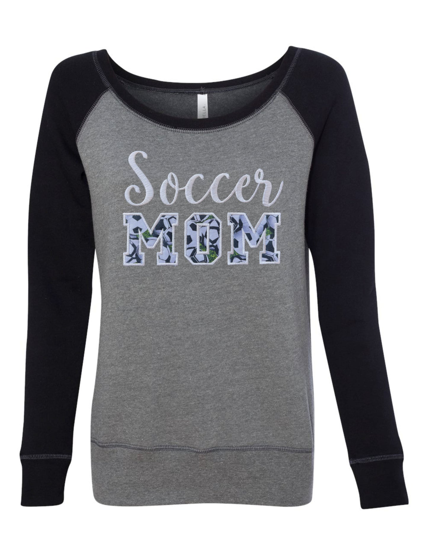 Soccer Mom Embroidered Sweatshirt