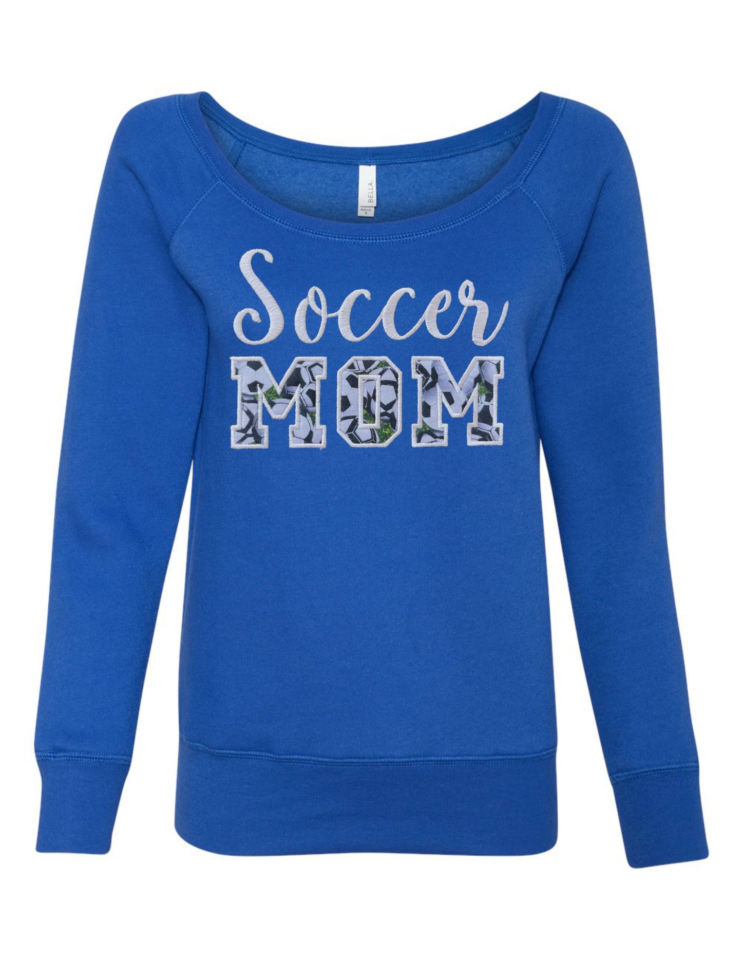 Soccer Mom Embroidered Sweatshirt