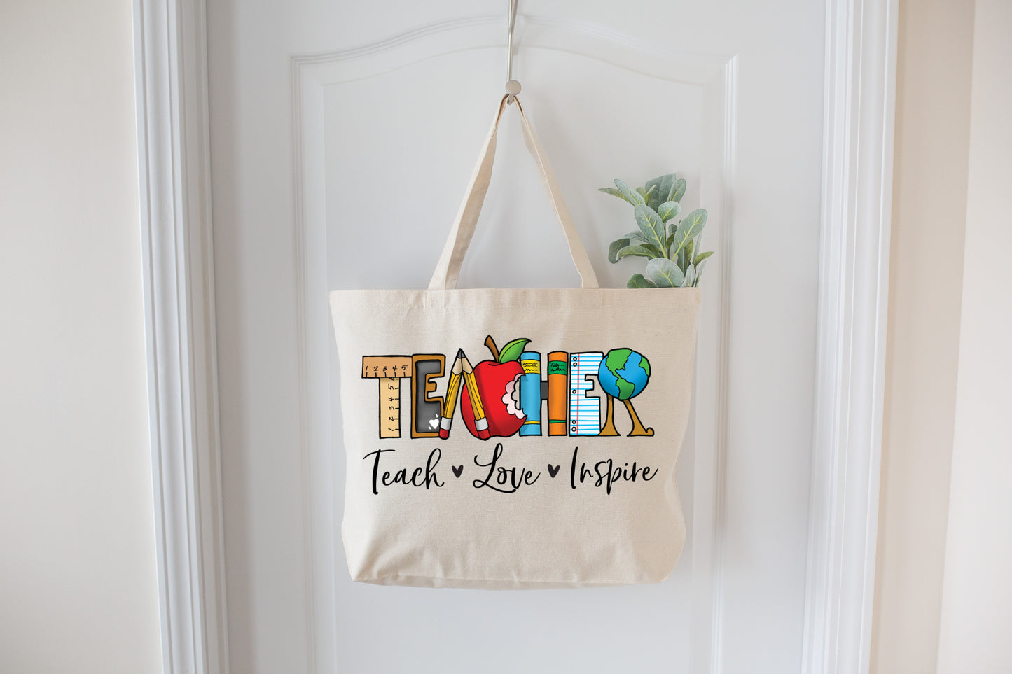 Teach Love Inspire Tote Bag