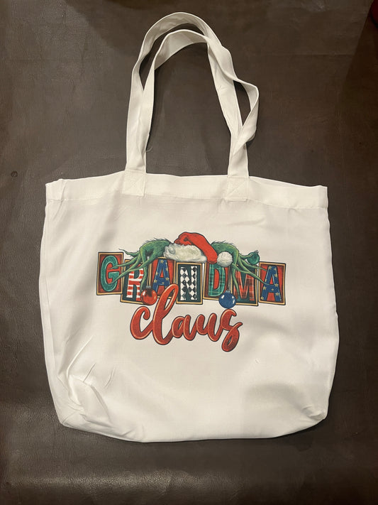 Grandma Claus Tote Bag